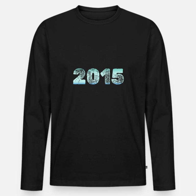Ice 2015 - Männer Premium Bio Langarmshirt - Schwarz