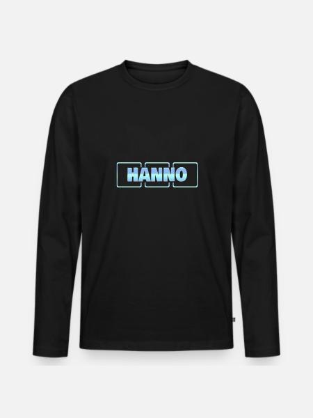 Baby Hanno - Men's Premium Organic Long Sleeve Shirt - black