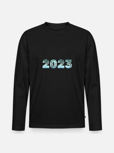 Cold 2023 - Men's Premium Organic Long Sleeve Shirt - black