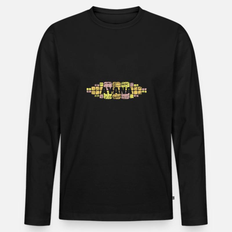 Mutti Ayana - Männer Premium Bio Langarmshirt - Schwarz