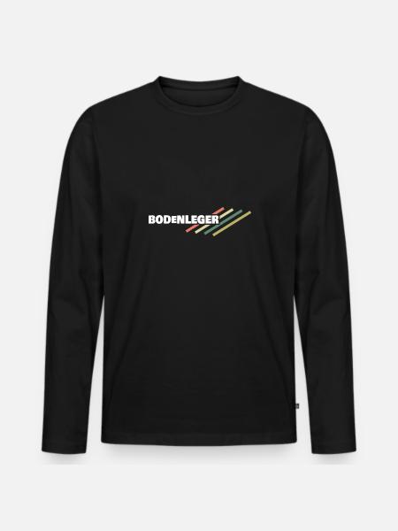 Flooring Workplace - Men's Premium Organic Long Sleeve Shirt - black