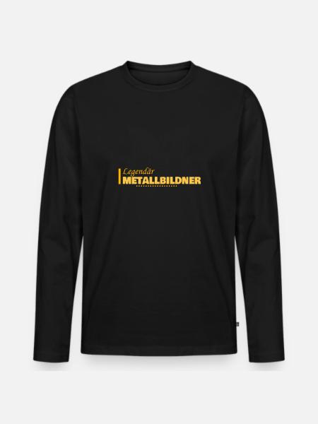 Metal Sculptors - Men's Premium Organic Long Sleeve Shirt - black
