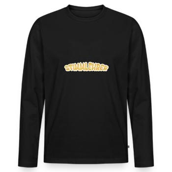 Job Stimmlehrer - Männer Premium Bio Langarmshirt - Schwarz - Vorne - Nico (187cm)