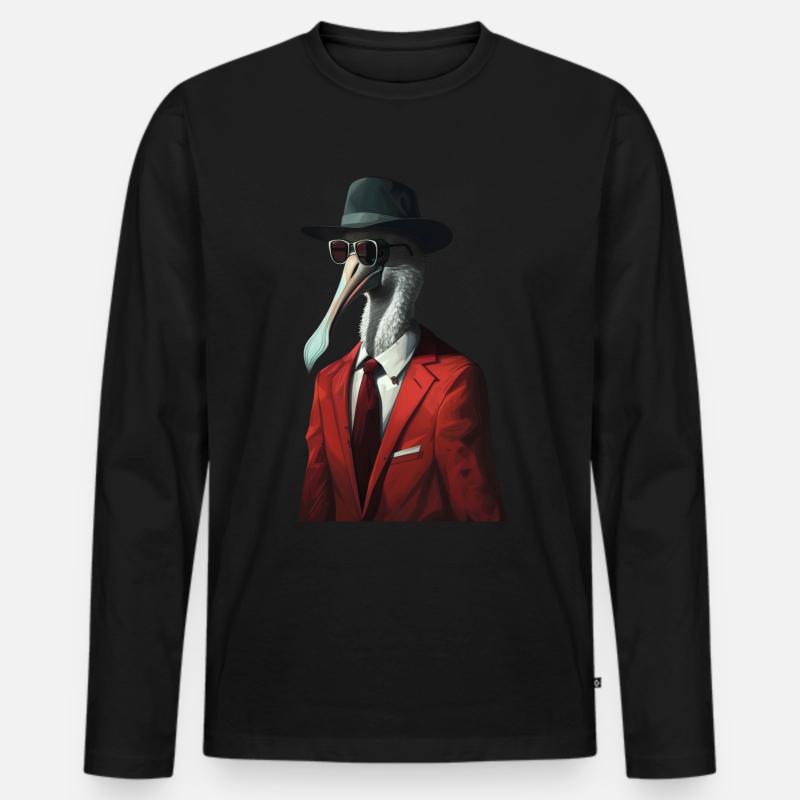 Löffler - Männer Premium Bio Langarmshirt - Schwarz