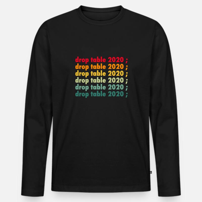 Développeur de codage de codeur de programmeur amusant T-shirt manches longues Premium bio Homme