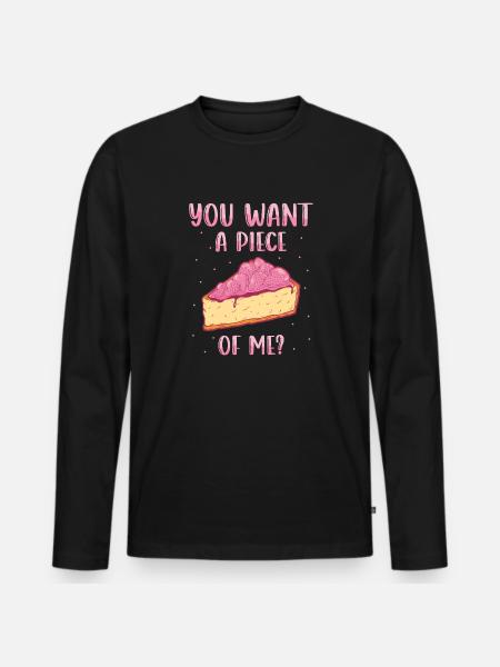 Baking Cake Baker Confectioner - Men's Premium Organic Long Sleeve Shirt - black