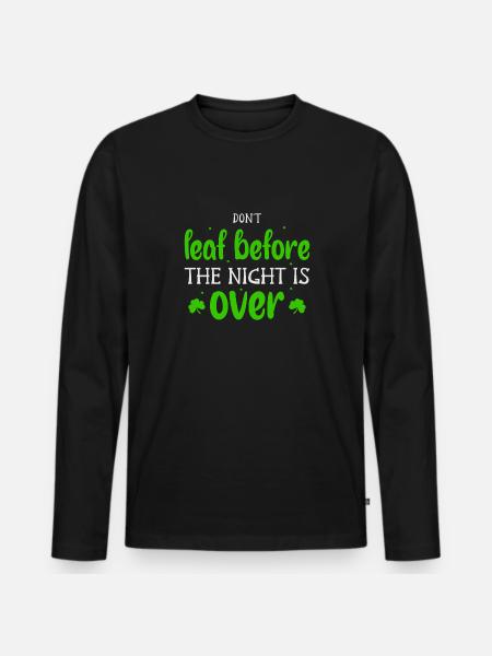 Irish St. Patrick's day - Men's Premium Organic Long Sleeve Shirt - black