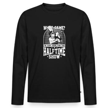 Marching Band Parade Color Guard Trainer Gifts - Men's Premium Organic Long Sleeve Shirt - black - Front - Nico (187cm)