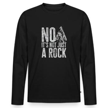 Arrowhead Hunting Arrowhead Collector - Men's Premium Organic Long Sleeve Shirt - black - Front - Nico (187cm)