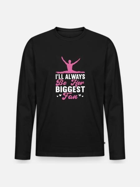 Acrobat Gymnastics Gymnastics Tumbling - Men's Premium Organic Long Sleeve Shirt - black