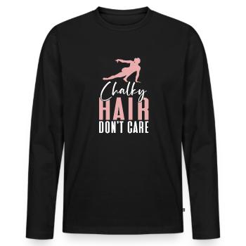 Akrobat Turner Gymnastik Turnen Tumbling - Männer Premium Bio Langarmshirt - Schwarz - Vorne - Nico (187cm)