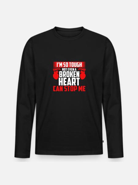 Open-heart surgery - Men's Premium Organic Long Sleeve Shirt - black