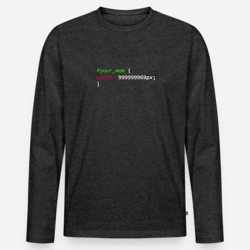 Web und CSS Programmierer Developer Coding Code Männer Premium Bio Langarmshirt
