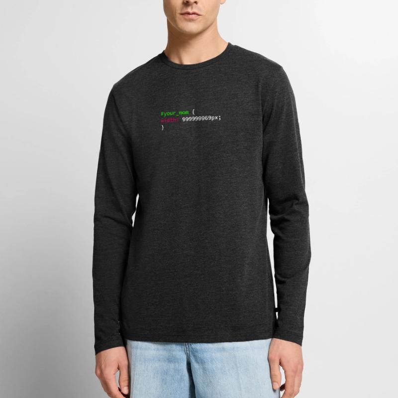 Web und CSS Programmierer Developer Coding Code Männer Premium Bio Langarmshirt