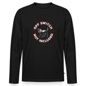 Malinois Belgischer Schäferhund Mechelaar Hund - Männer Premium Bio Langarmshirt - Schwarz - Vorne - Nico (187cm)