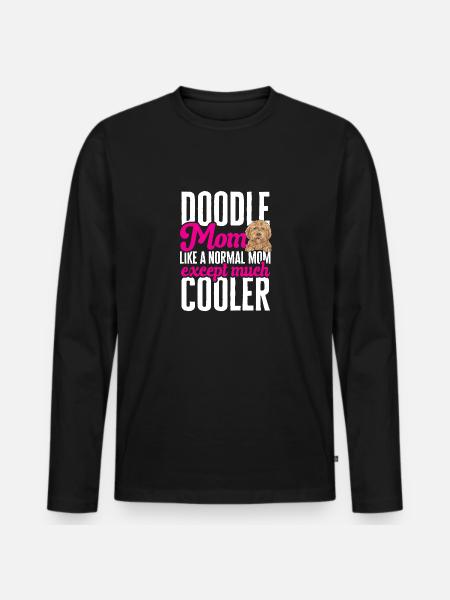 Goldendoodle Doodle Chien - T-shirt manches longues Premium bio Homme - noir