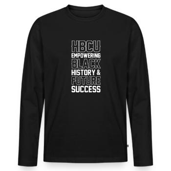 Coyote Hunter - Men's Premium Organic Long Sleeve Shirt - black - Front - Nico (187cm)