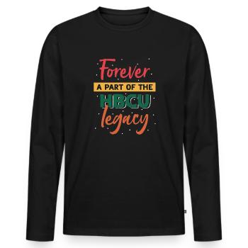 Coyote Jäger - Männer Premium Bio Langarmshirt - Schwarz - Vorne - Nico (187cm)