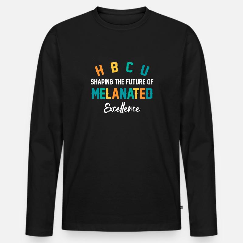 Coyote Jäger - Männer Premium Bio Langarmshirt - Schwarz