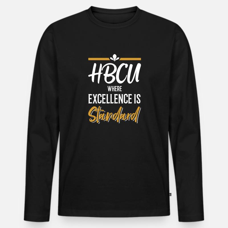Coyote Jäger - Männer Premium Bio Langarmshirt - Schwarz