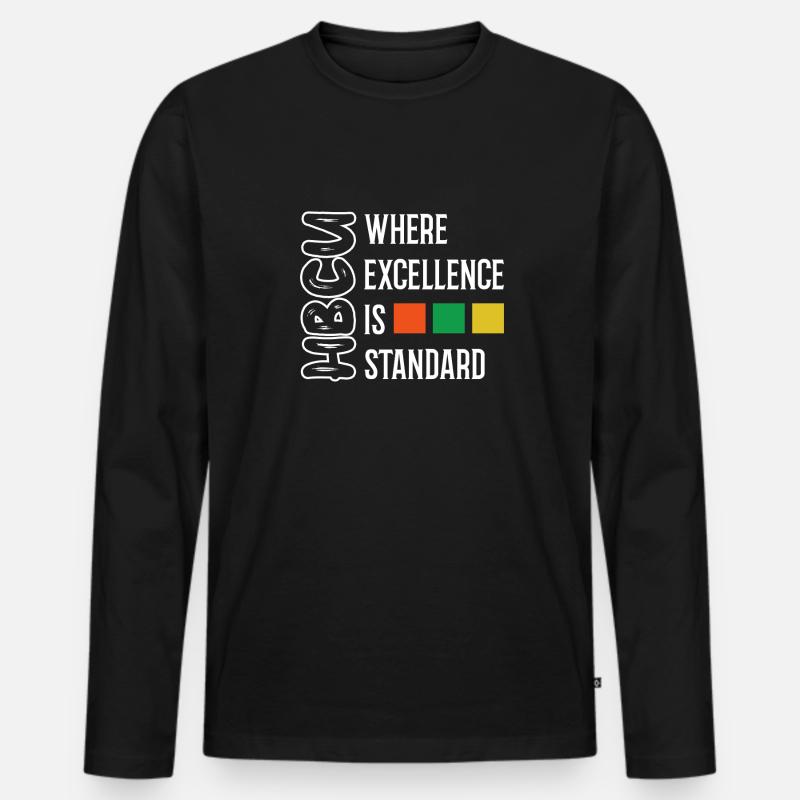Coyote Jäger - Männer Premium Bio Langarmshirt - Schwarz