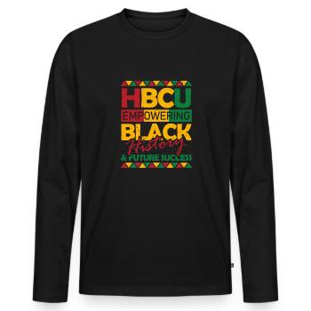 Coyote Hunter - Men's Premium Organic Long Sleeve Shirt - black - Front - Nico (187cm)
