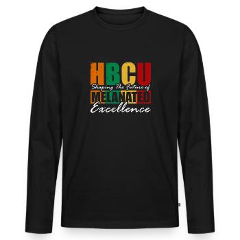 Coyote Hunter - Men's Premium Organic Long Sleeve Shirt - black - Front - Nico (187cm)