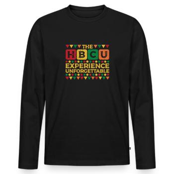 Coyote Hunter - Men's Premium Organic Long Sleeve Shirt - black - Front - Nico (187cm)