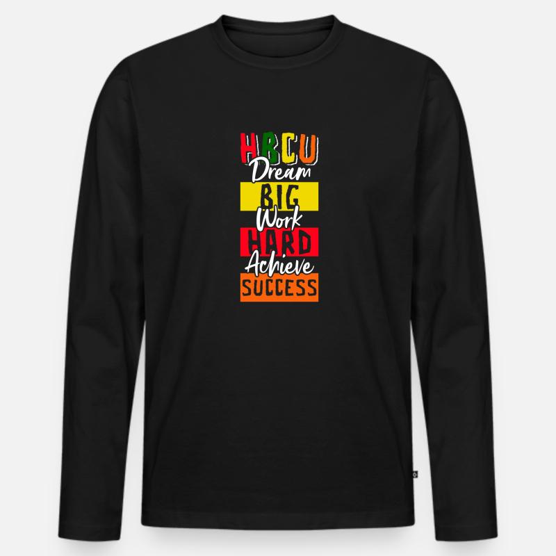 Coyote Jäger - Männer Premium Bio Langarmshirt - Schwarz