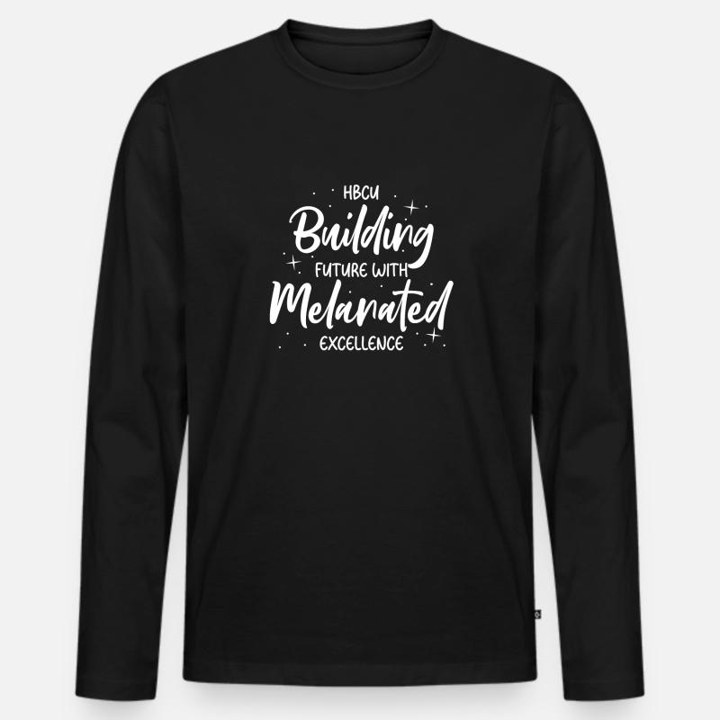 Coyote Jäger - Männer Premium Bio Langarmshirt - Schwarz
