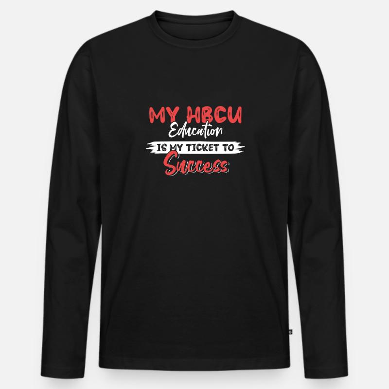 Coyote Jäger - Männer Premium Bio Langarmshirt - Schwarz
