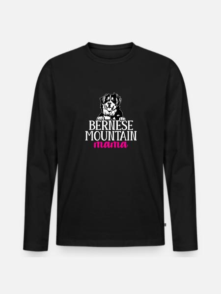 Bernese Mountain Dog - Men's Premium Organic Long Sleeve Shirt - black