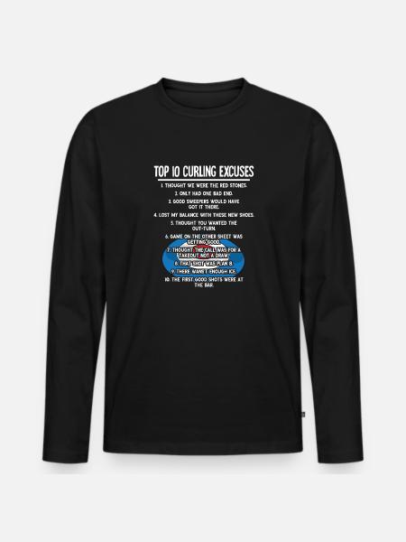 Entice - Men's Premium Organic Long Sleeve Shirt - black