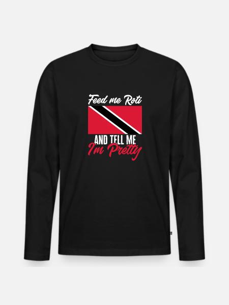 Drapeau de Trinité-et-Tobago - T-shirt manches longues Premium bio Homme - noir