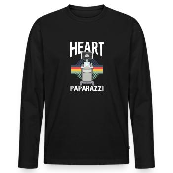 Kardiologe Medizinische Sonographie Ultraschall - Männer Premium Bio Langarmshirt - Schwarz - Vorne - Nico (187cm)
