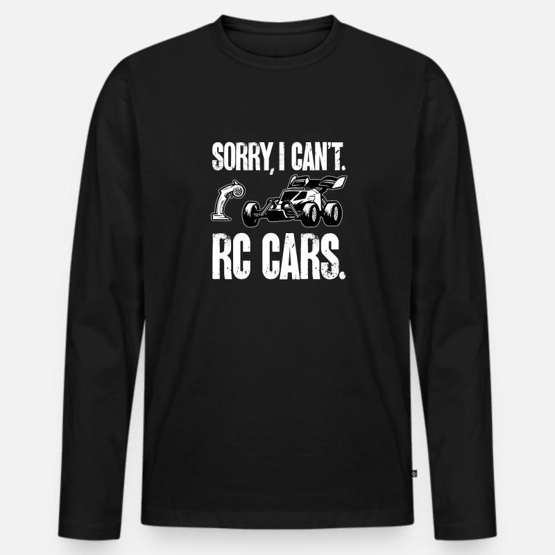 Voiture télécommandée RC Car - T-shirt manches longues Premium bio Homme - noir