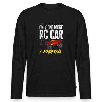 Voiture télécommandée RC Car - T-shirt manches longues Premium bio Homme - noir - Devant - Nico (187cm)