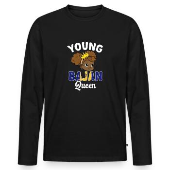 Barbados Flagge Barbadier Bajan - Männer Premium Bio Langarmshirt - Schwarz - Vorne - Nico (187cm)