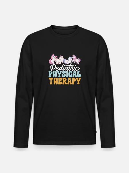 Physiotherapy Paediatric physiotherapist - Men's Premium Organic Long Sleeve Shirt - black