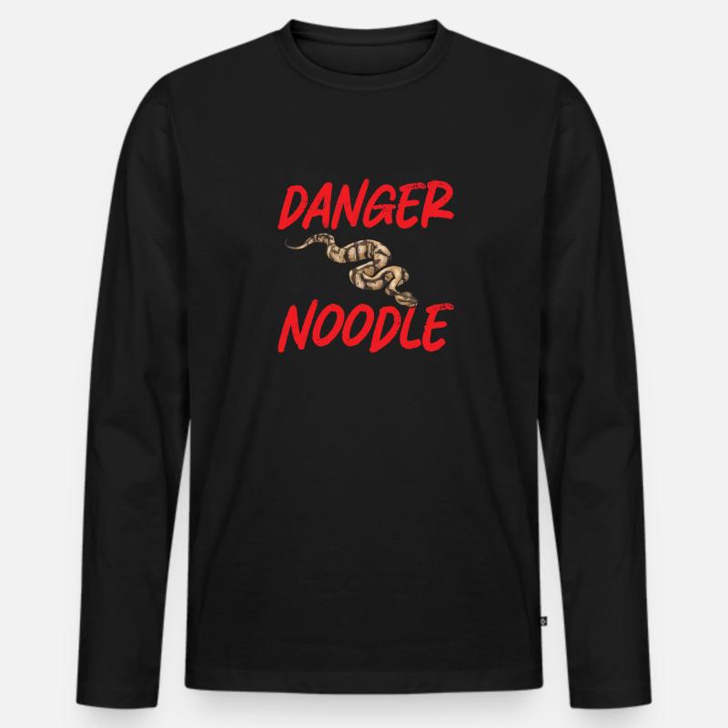 Ball Python Snake King Python - Men's Premium Organic Long Sleeve Shirt - black