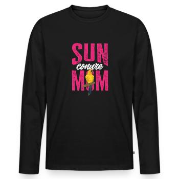 Parakeet, Parrot, Parakeet, Bird - Men's Premium Organic Long Sleeve Shirt - black - Front - Nico (187cm)