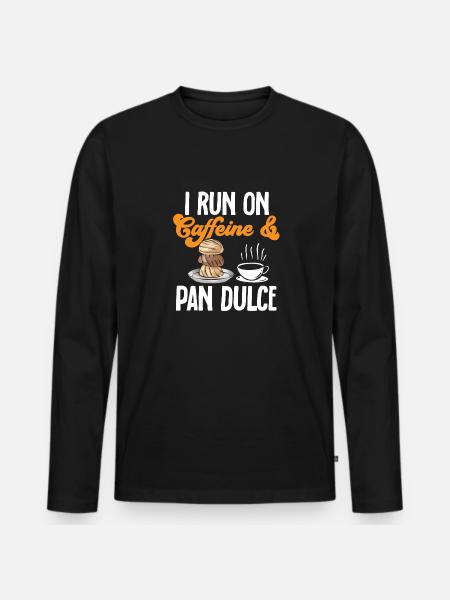 Concha Hispanic Mexican Pan Dulce - Men's Premium Organic Long Sleeve Shirt - black