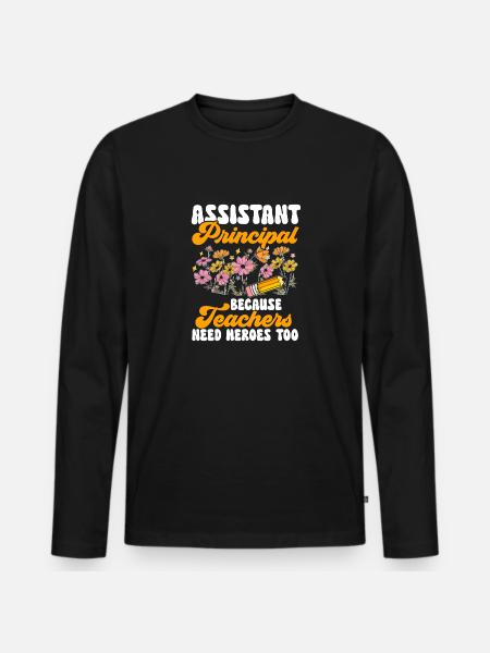 Directeur adjoint - T-shirt manches longues Premium bio Homme - noir