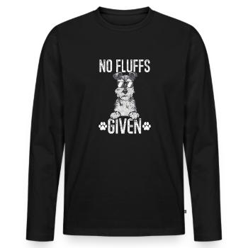 Schnauzer nain Chien Schnauzer - T-shirt manches longues Premium bio Homme - noir - Devant - Nico (187cm)
