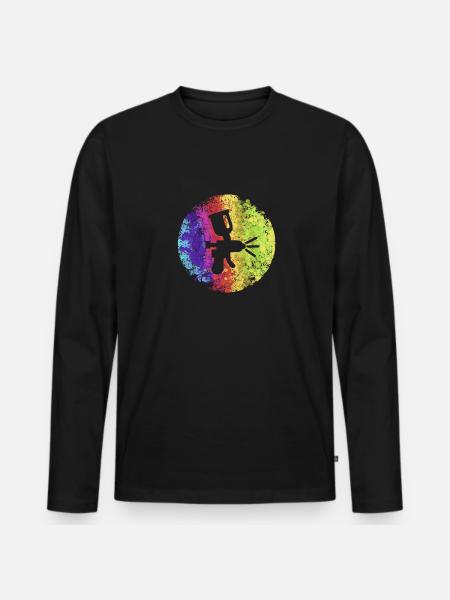 Car painters - Men's Premium Organic Long Sleeve Shirt - black