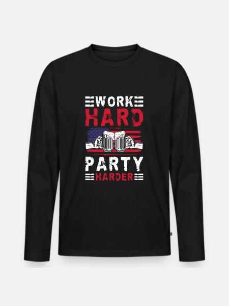 Celebration Drinking Event Celebration - Men's Premium Organic Long Sleeve Shirt - black