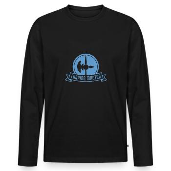 Larp | Live-action role-playing game | Larps | Larp - Men's Premium Organic Long Sleeve Shirt - black - Front - Nico (187cm)