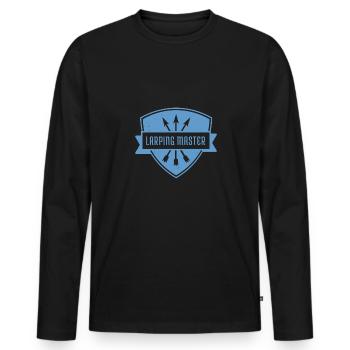 Larp | Live-action role-playing game | Larps | Larp - Men's Premium Organic Long Sleeve Shirt - black - Front - Nico (187cm)