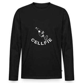 Biologie Lehrer Motiv Naturwissenschaft - Männer Premium Bio Langarmshirt - Schwarz - Vorne - Nico (187cm)