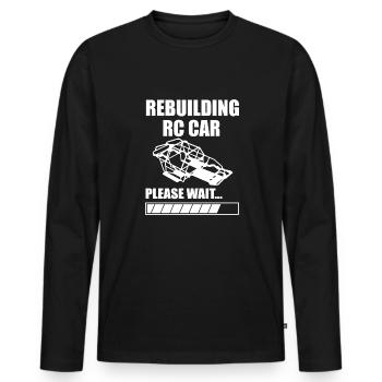 RC Auto Hobby Spruch Ferngestuertes Auto - Männer Premium Bio Langarmshirt - Schwarz - Vorne - Nico (187cm)